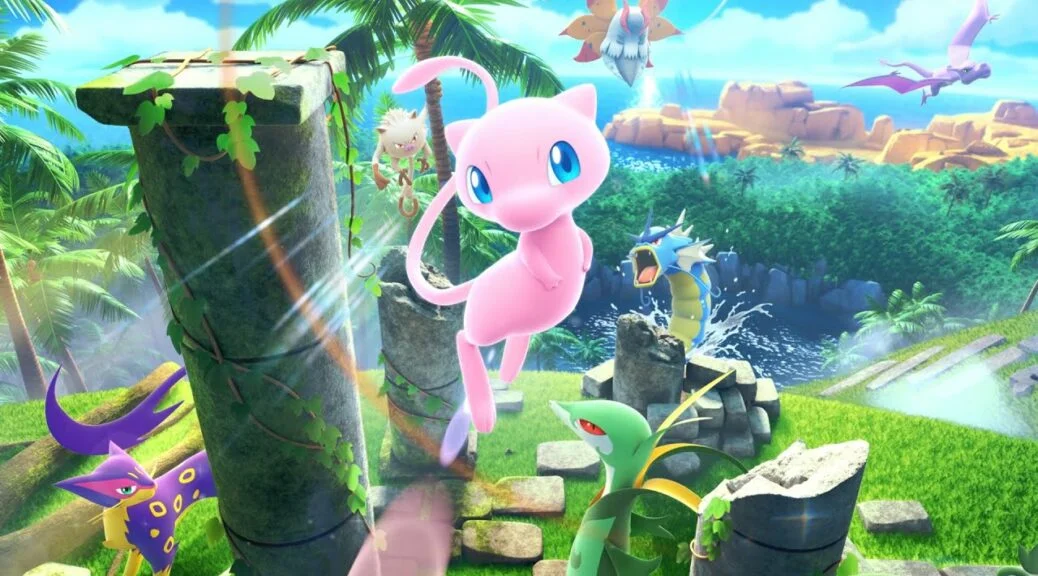 a cartoon animal in the air-mew