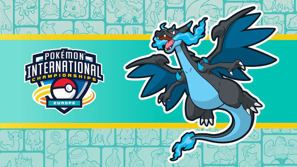 Mega Charizard X Pokémon International Championships Europe EUIC 2026 banner oficial