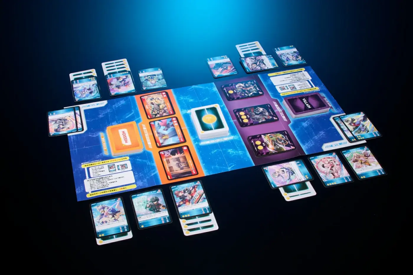 Creatures Inc-Juego de cartas japonés playmat MISSION VILLAIN