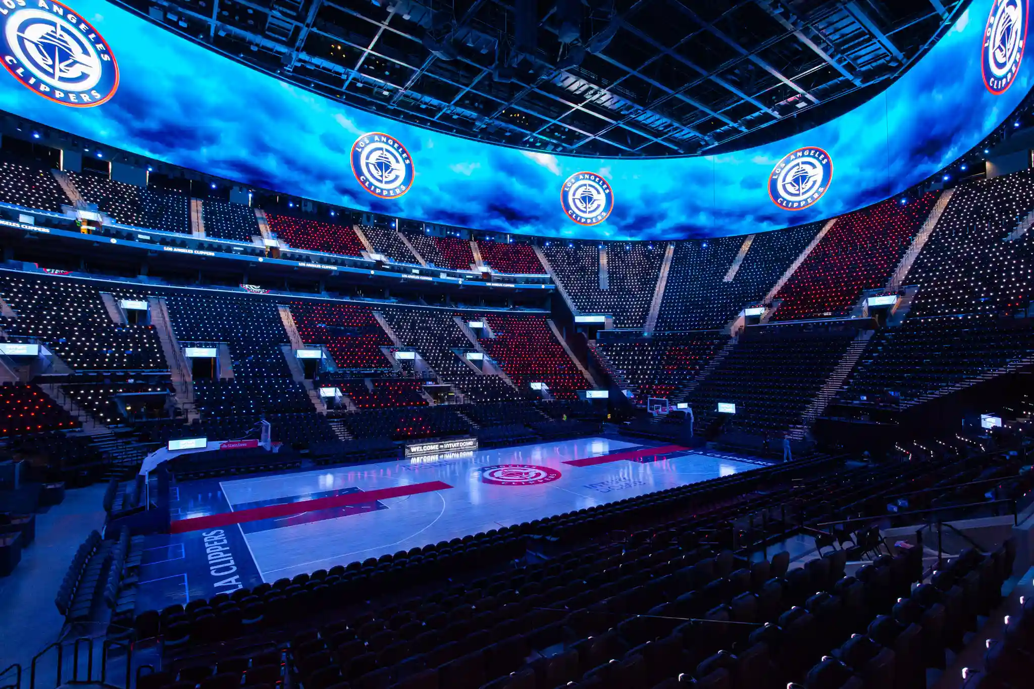 Noche Electrizante-Los Angeles Clippers arena cancha