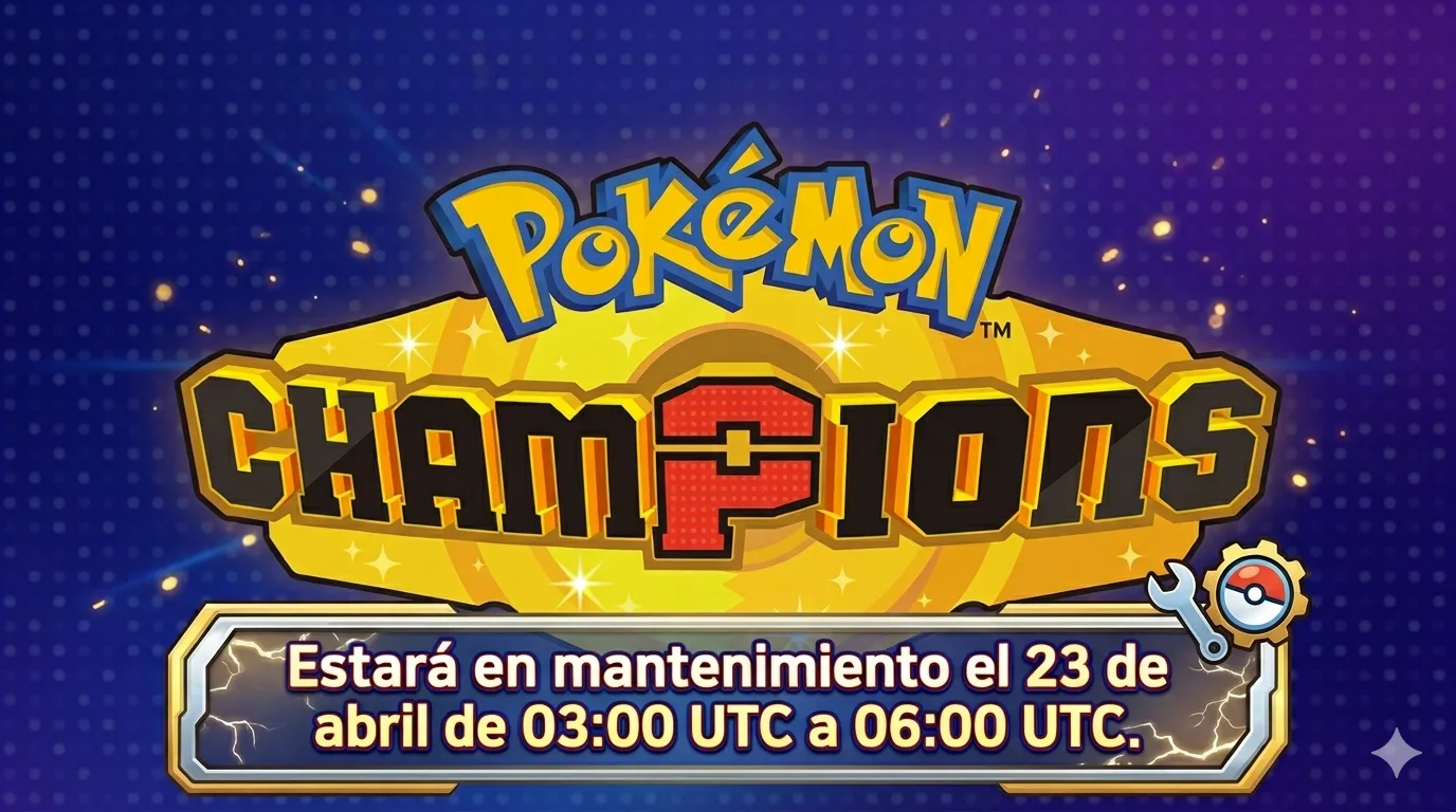 Champions mantenimiento-Pokémon Champions aviso mantenimiento