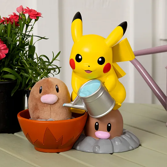 Pokemon Center jardineria —Pokémon figura Pikachu Diglett regadera