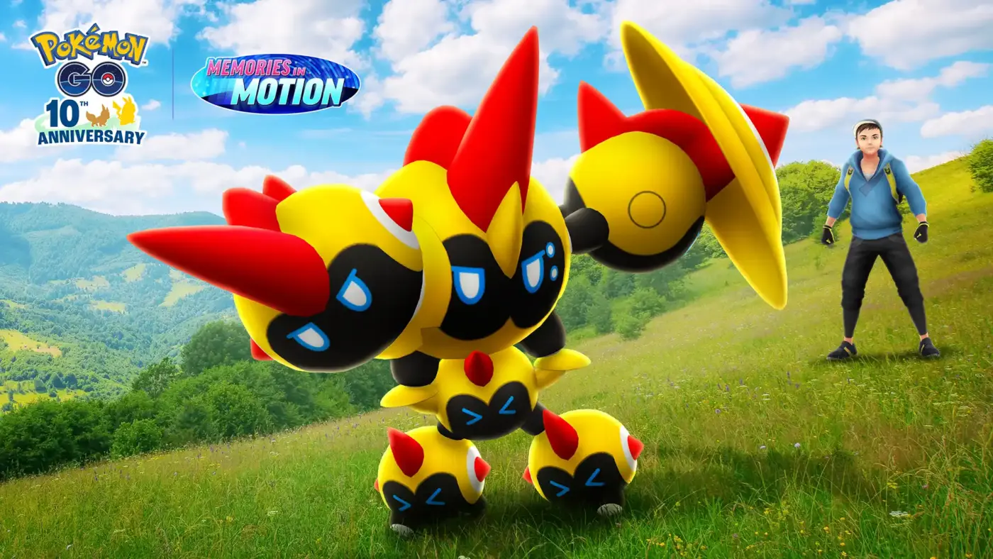 Mega Falinks GO —Pokémon GO 10 aniversario Memories in Motion Melmetal