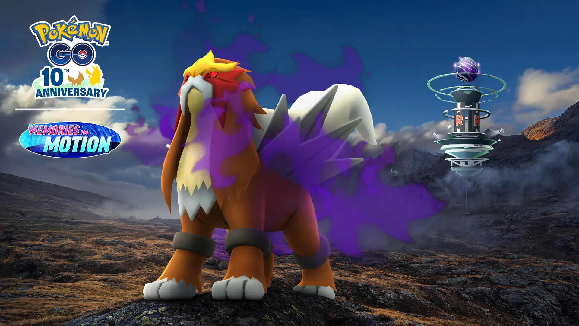 Entei Shadow raid-Pokémon GO 10 aniversario Shadow Entei Team Rocket