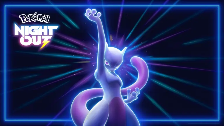 Noche Electrizante-Pokémon NIGHT OUT Mewtwo neon