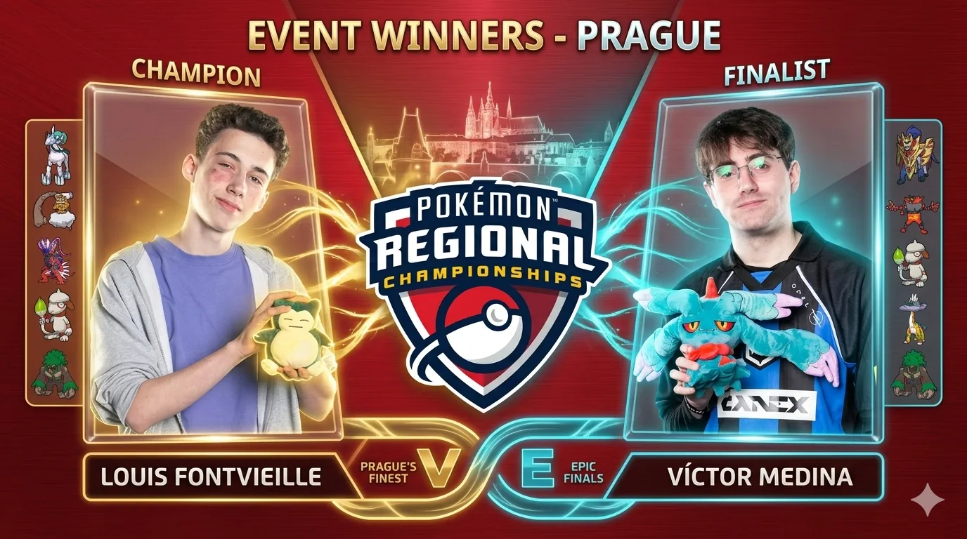 Regional Prague VGC —Pokémon Regional Championships Praga 2026 Louis Fontvieille Víctor Medina equipos