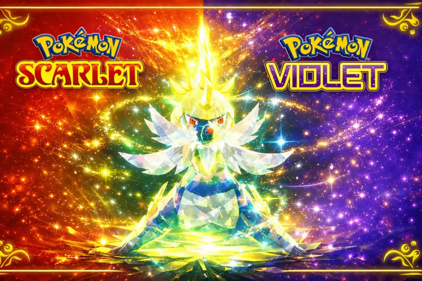 Samurott Tera Raid-Pokémon Scarlet Violet arte promocional dual