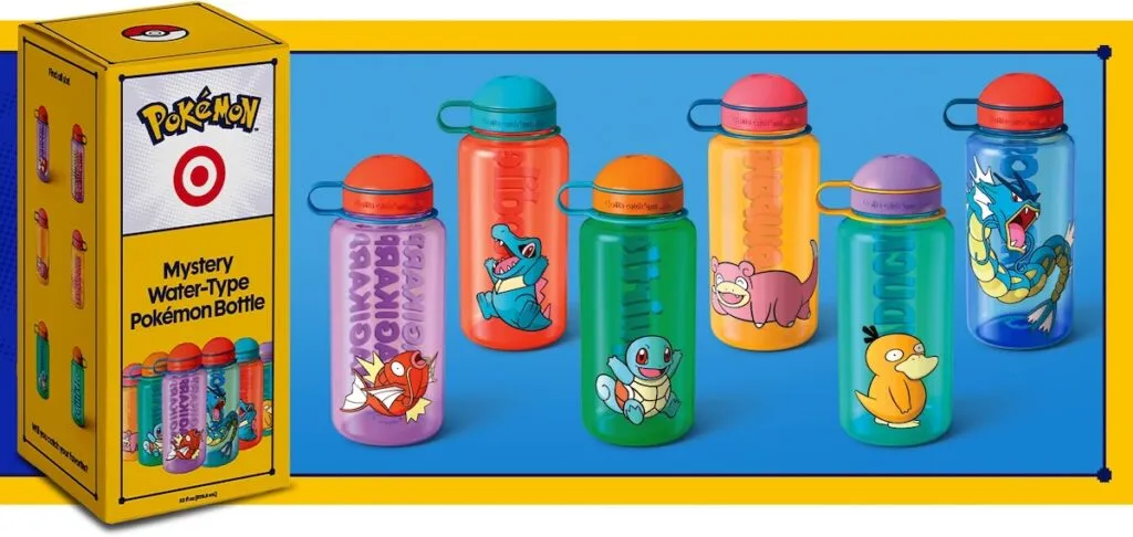 Pokémon x Target-Pokémon Target botellas Mystery Water-Type