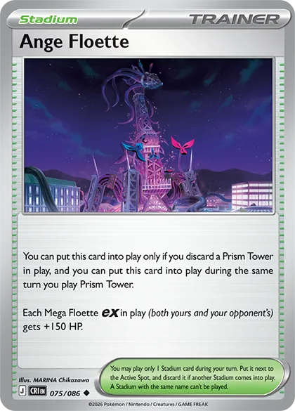 Mega Floette ex-Pokémon TCG Ange Floette Stadium carta