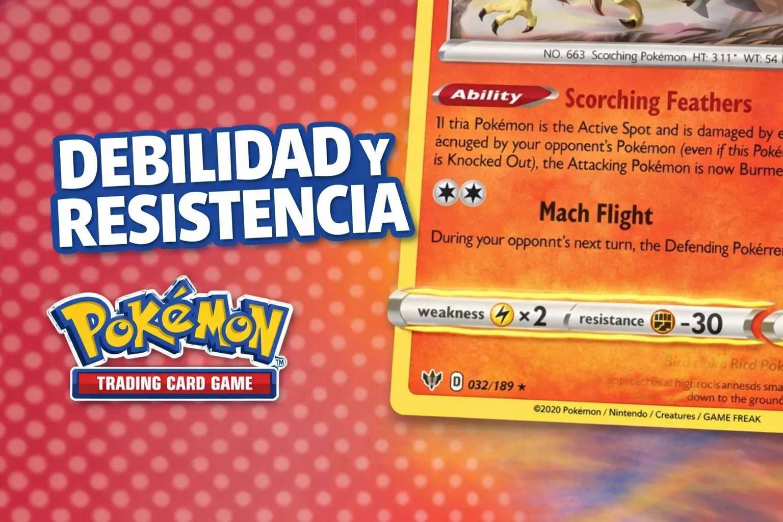 Debilidad TCG-Pokémon TCG debilidad resistencia Scorching Pokémon