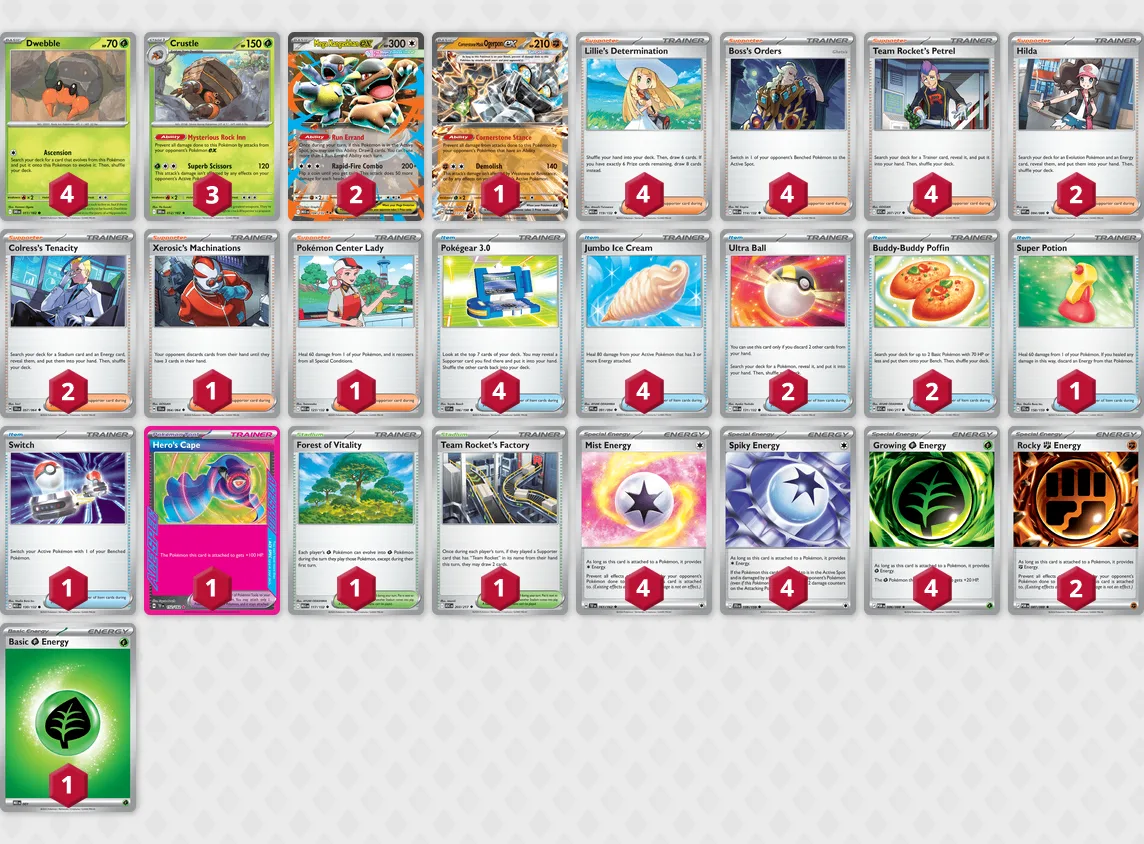 Regional Prague TCG 2026-Pokémon TCG decklist Crustle Jumbo Ice Cream
