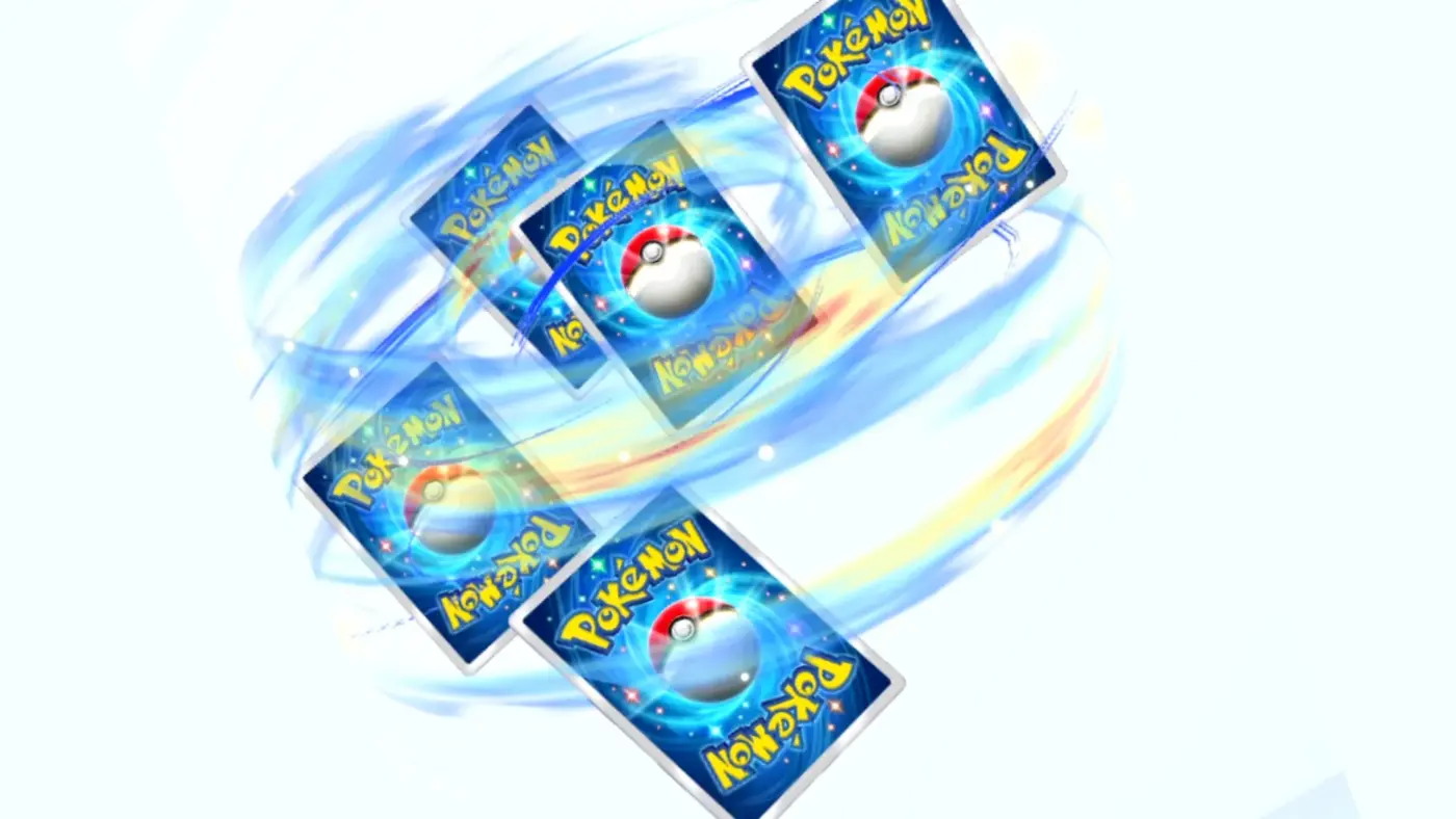 Wonder picks Pocket-Pokémon TCG reverso cartas Poké Ball energía