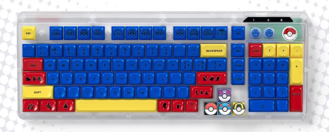Pokémon x Target-Pokémon teclado mecánico temático